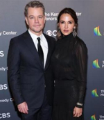 Matt Damon & Luciana Barroso