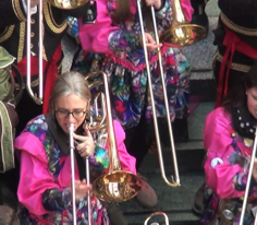 Luzern Sokaklarında Swiss Karnavalı