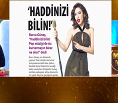 Burcu Güneş açtı ağzını yumdu gözünü