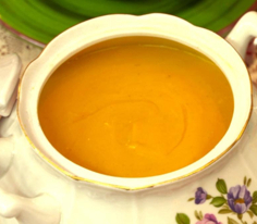 Zencefilli Bal Kabağı Çorbası