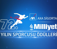 72. Axa Sigorta Milliyet Yılın Sporcusu Ödül Töreni