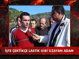 İşte lastik adam!