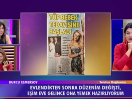 Burcu Esmersoy, tüp bebek konusunda noktayı koydu!