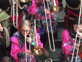 Luzern Sokaklarında Swiss Karnavalı