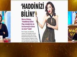 Burcu Güneş açtı ağzını yumdu gözünü