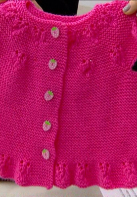 Kız Bebek Yeleği Yapımı