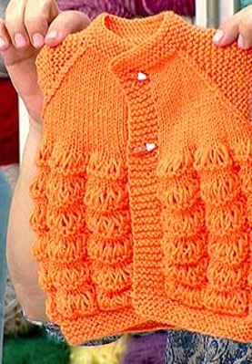 Portakal Dilimi Bebek Yeleği Yapımı