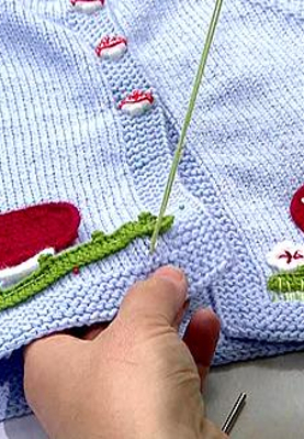 Mantarlı Çocuk Yeleği Yapımı