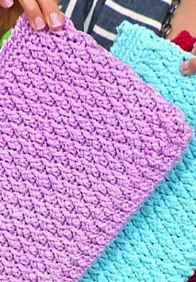 Gül Goncası Örgü Çanta Yapımı