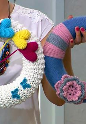 Örgü Kapı Süsü Yapımı