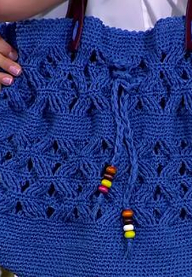 Çapraz Petek Modelli Çanta Yapımı