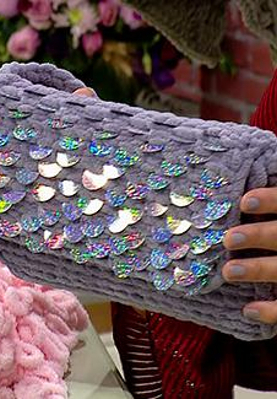 İlmeklemece Clutch Çanta