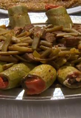 Fasulyeli Kabak Dolması