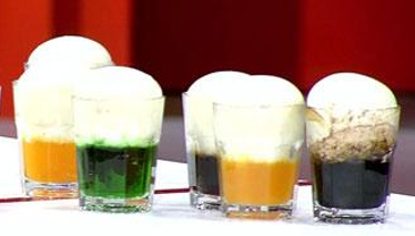 Eşiniz 20 bardaktan kaç tanesini çizginin arkasında tutabilir?