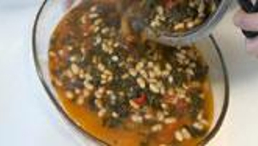 Ispanaklı Kuru Fasülye tarifi