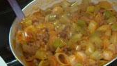 Kavurmalı Pırasa tarifi