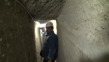 Burak, Nevşehir yeraltı şehrinde!