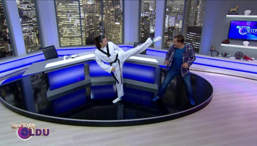 Canlı yayında kavga ettiler!