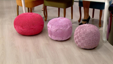 Saç Örgülü Puf Yapımı