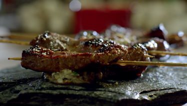 Patlıcan Püreli Bonfile