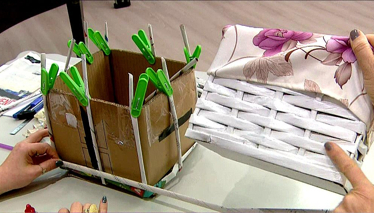 Gazete Kâğıdı ile Sepet Yapımı