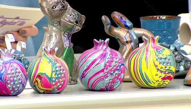 Taş ve Seramik Obje Üzerine Ebru Sanatı Uygulaması