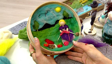 Derya Baykal'la Gülümse Keçeden Tablo Yapımı