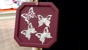 Kelebek Dekopaj Tepsi Yapımı