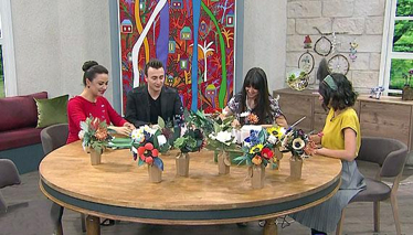 Kartondan Çiçek Yapımı