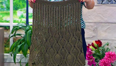 Ezgi Sertel'le Kadınlar Bilir Ananas Modelli Örgü Etek Yapımı