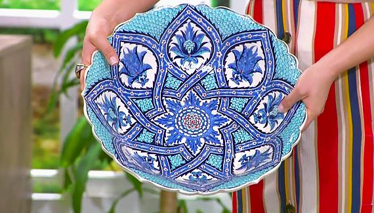 Çini Tabak Boyama Uygulaması