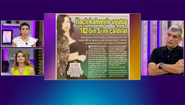 Canan Hoşgör’ün kahvesine ilaç atıp parasını çaldılar!