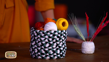 Eski Tişörtten Sepet Yapımı