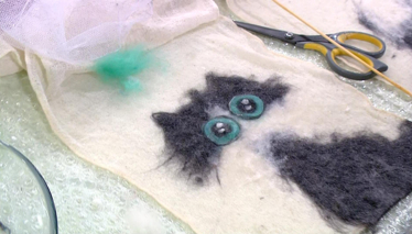 Derya Baykal'la Gülümse Geleneksel Islak Keçeden Şal