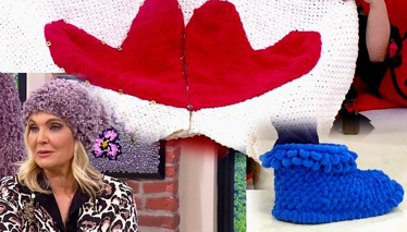 Derya Baykal'la Gülümse İlmeklemece Tekniğiyle Yapılan Örgüler