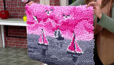 Derya Baykal'la Gülümse Renk Geçişli İlmeklemece Paspas