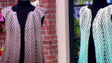 Açıktan Koyuya Renk Geçişli Bluz ve Yelek