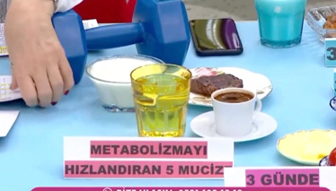 Metabolizmayı Hızlandıran 5 Mucize