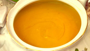 Zencefilli Bal Kabağı Çorbası