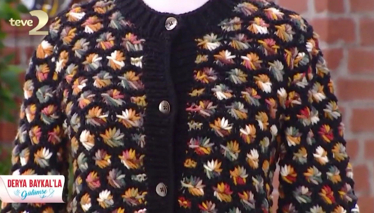 Çiçekli Hırka Yapımı