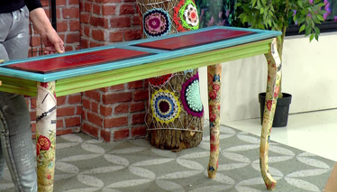 Dolap Kapağından Geri Dönüşüm Masası