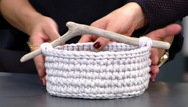 Dekoratif Örgü Sepetler