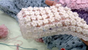 Çiçekli Şal Yapımı