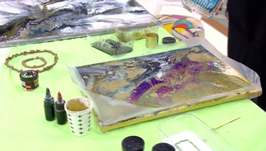 Reçinelerle Doğaçlama Resim Projesi