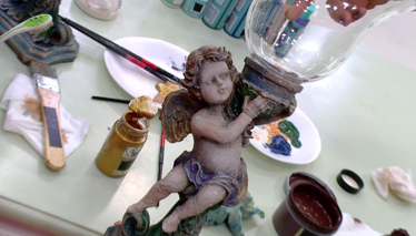 Polyester Boyama ile Dekoratif Aksesuar Yapımı