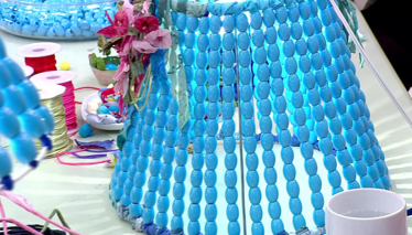 Boncuklu Abajur Yapımı