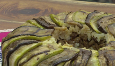 Kabaklı Patlıcanlı Pilav