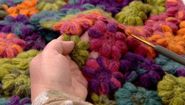 Çiçek Motifli Şal Yapımı