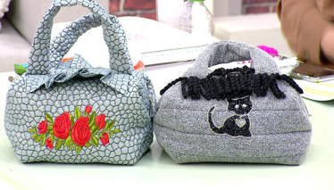 Kare Puf Kol Çantası