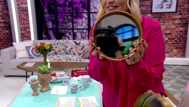 Yoğurt Kaplarından Dekoratif Ayna Yapımı